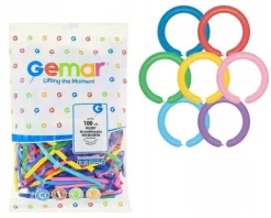 10x Gemar MIX 100szt Q260 balony do modelowania ZESTAW