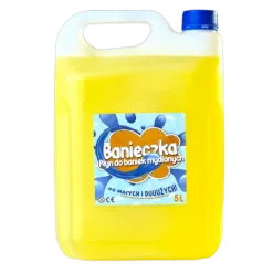 5 x Płyn do dużych baniek mydlanych Banieczka 5L (25 litrów)