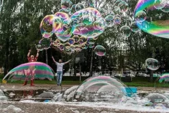 5 x Płyn do dużych baniek mydlanych Słupskie Bańki Mydlane 5L (25 litrów)