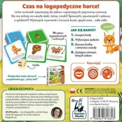 Zabawy logopedyczne. Leśne harce 3-7 lat Kapitan Nauka