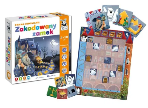 ZAKODOWANY ZAMEK. GRA NA KODOWANIE KAPITAN NAUKA