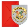 Zaproszenia z kopertą Harry Potter Hogwarts 6 szt.