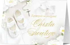 Zaproszenie na Chrzest Święty 1 szt.