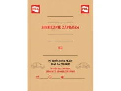 Zaproszenie na imprezę PRL 6 szt.