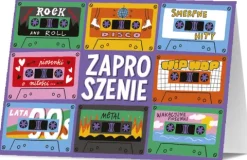 Zaproszenie na przyjęcie urodziny hiphop disco