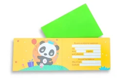 Zaproszenie na przyjęcie urodziny panda