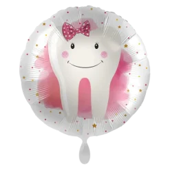 Ząbek Mrs. Tooth balon foliowy okrągły 18 cali