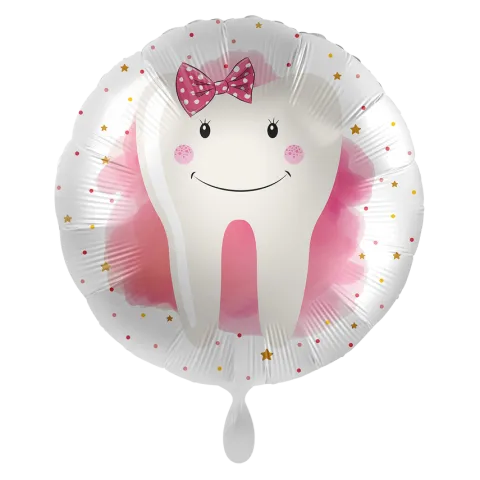 Ząbek Mrs. Tooth balon foliowy okrągły 18 cali
