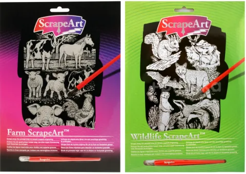 Zdrapywanka kreatywna zwierzęta ScrapeArt