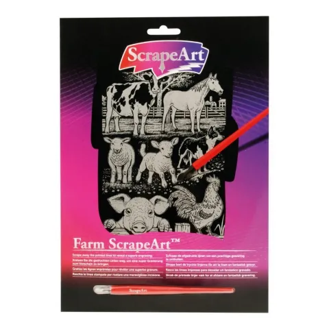 Zdrapywanka kreatywna zwierzęta ScrapeArt