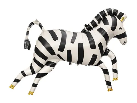 Zebra balon foliowy 115 x 85 cm