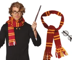 Zestaw Czarodzieja szalik okulary Harry Potter