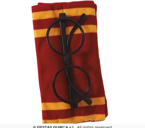 Zestaw Czarodzieja szalik okulary Harry Potter