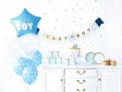Zestaw dekoracji na Baby Shower Baby Boy w kuferku