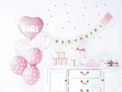 Zestaw dekoracji na Baby Shower Baby Girl w kuferku