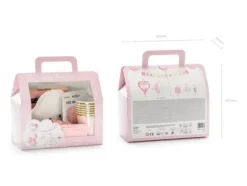 Zestaw dekoracji na Baby Shower Baby Girl w kuferku