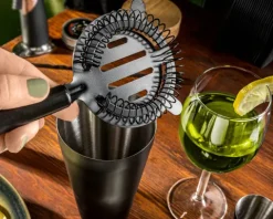 Zestaw barmański z wędzeniem whisky DELUXE 2w1