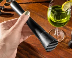 Zestaw barmański z wędzeniem whisky DELUXE 2w1