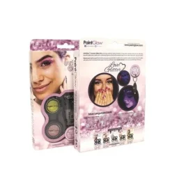 Zestaw Brokat do ciała UV PaintGlow