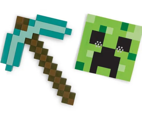 Zestaw Creeper MINECRAFT (maska + kilof)