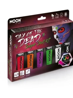 Zestaw Farby świecące w UV do malowania NEON PRO MOON 6 x 12 ml