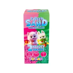 Zestaw FLUFFY SAND Puszysty piasek 2x70g różowo zielony