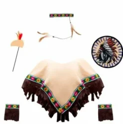 Zestaw INDIANINA strój dla dzieci Mały Indianin