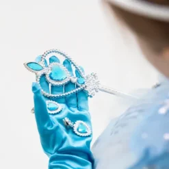 Zestaw księżniczki z bajki Diadem Berło Warkocz ELSA