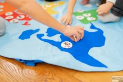 Zestaw Mat Edukacyjnych Mapa Świata i Mapa Polski