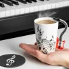 Zestaw muzyka duo - Kubek GITARA ELEKTRYCZNA CZERWONA + podkładka