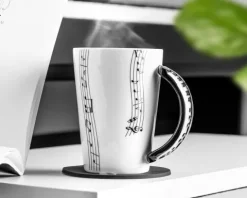 Zestaw muzyka duo - Kubek KEYBOARD + podkładka