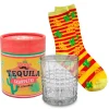 Zestaw prezentowy: Skarpetki i szklanka Gift Me Sox wzór: Tequila