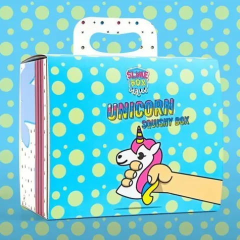Zestaw SQUISHY BOX UNICORN