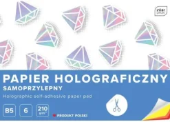 Zeszyt papierów holograficznych B5 6 kartek
