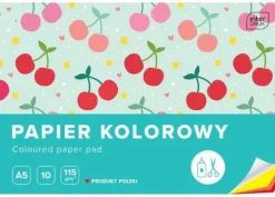 Zeszyt papierów kolorowych A5 10 kartek