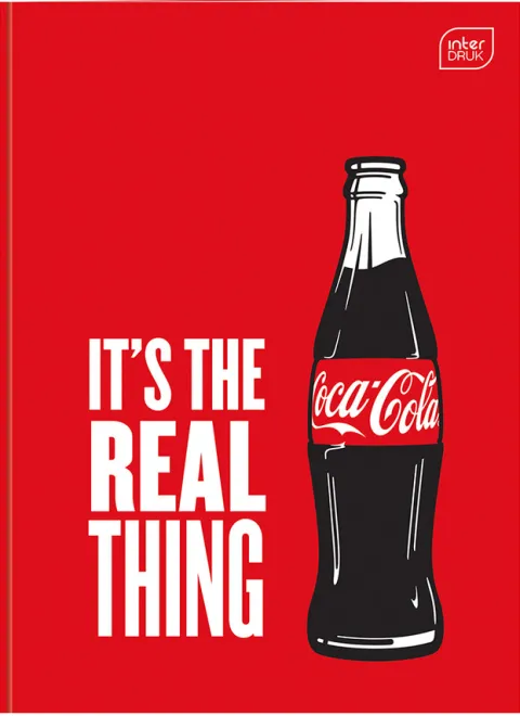 Zeszyt A4 32 kartkowy Kratka z logo Coca Cola 1 szt. mix wzorów