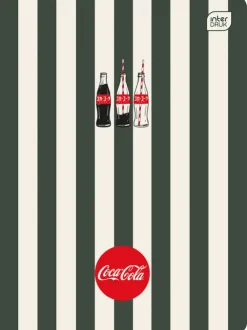 Zeszyt A5 80 kartkowy Kratka z logo Coca Cola 1 szt. mix wzorów