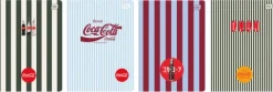Zeszyt A5 80 kartkowy Kratka z logo Coca Cola 1 szt. mix wzorów