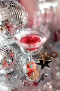 Znaczniki na kieliszki Happy New Year Sylwester 6 szt.