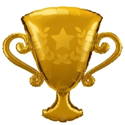 Złote trofeum balon foliowy 39"