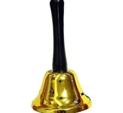 Złoty dzwonek Mikołaja 12cm