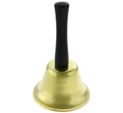 Złoty dzwonek Mikołaja 12cm