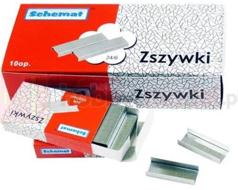 Zszywki 24/6mm opakowanie 1000 szt.